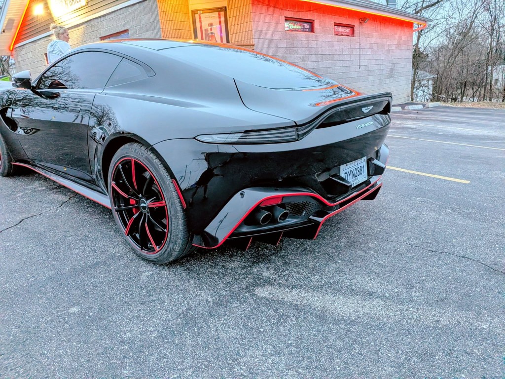 2020 Aston Martin Vantage — completed repair