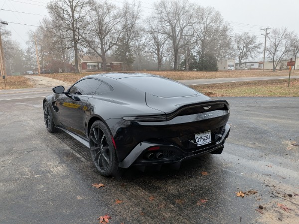 2020 Aston Martin Vantage — before custom work, rear view